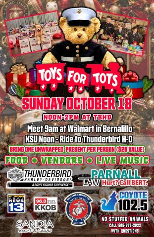 Toats Tos Toys for Tots | Turquoise Trail Chapter #2015 | Albuquerque New Mexico ...